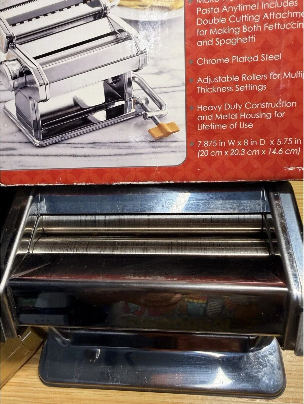 Bed Bath & Beyond My Perfect Kitchen Manual Pasta Machine VTG